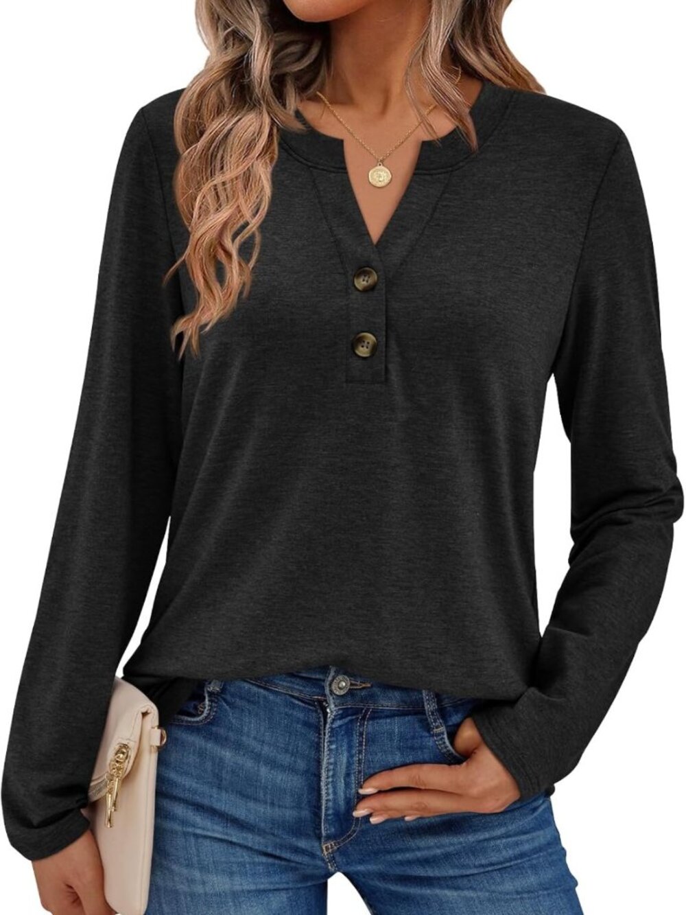 Chic Women's Long Sleeve Casual Tops - Stylish Fall Outfits for Every Occasion